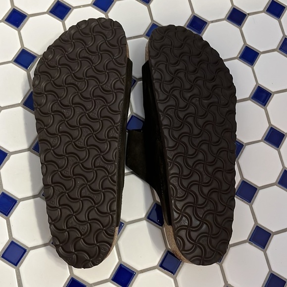 New Birkenstock Arizona Suede Leather Sandals Size 10 main image 5